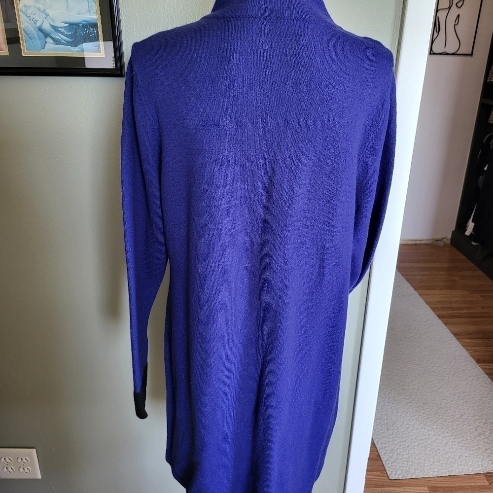 Chico's Wool Car Duster Coat High neck - Picture 5 of 5